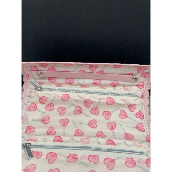 Lauren Conrad Life is Sweet Jewelry or Cosmetic Travel Case Case Pink - Picture 5 of 12